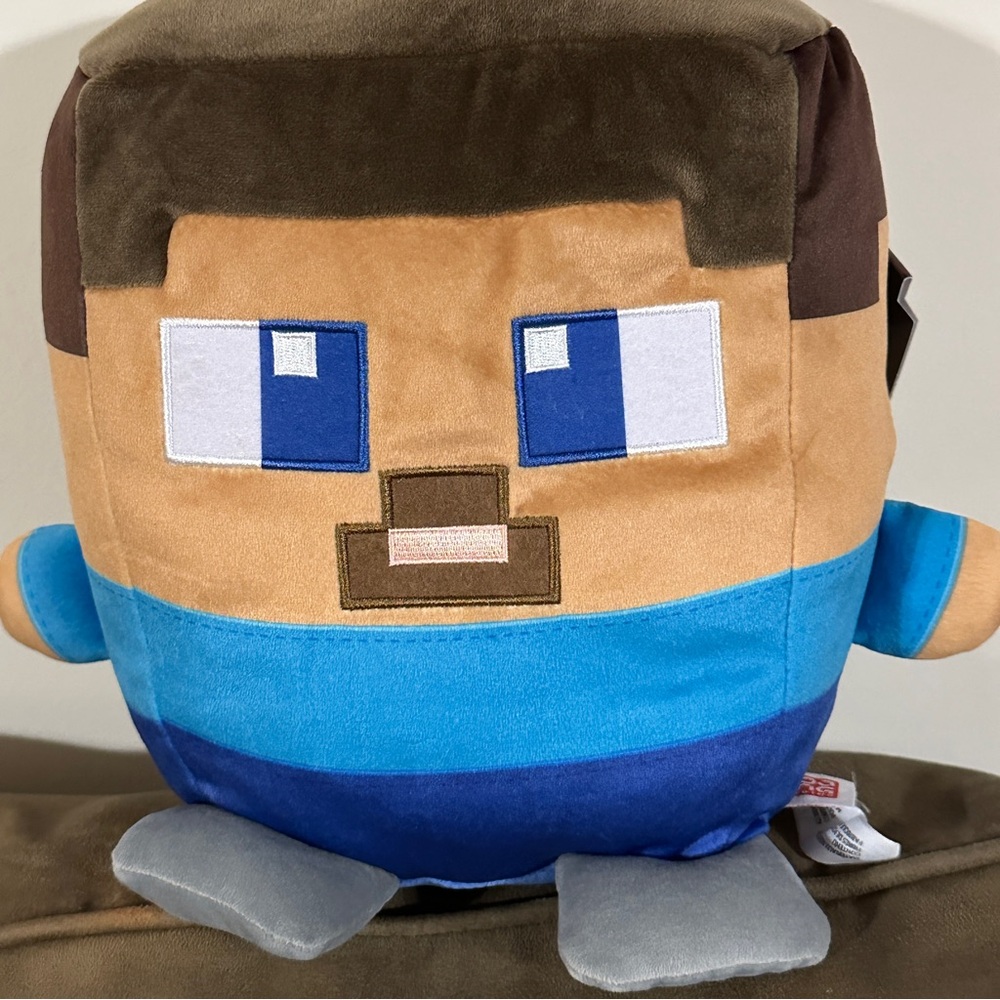 NEW Minecraft Steve Plush Character Toy - Collectible - Mojang Cuutopia Mattel